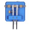 Morse Code Key, Blue Double Paddle Telegraph Key Automatic CW Shortwave Telegram Tapper for Amateur Radio Ham Operators view 4