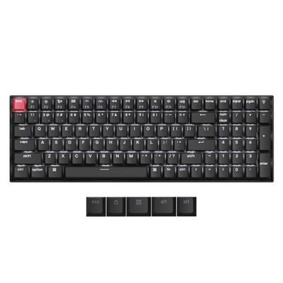 Keychron K4 QMK Wireless Custom Mechanical Keyboard, 96% Layout Bluetooth/USB-C Programmable, White Backlit Super Banana Switch NKRO Gaming Keyboard for Mac/Windows/Gamers, Version 3
