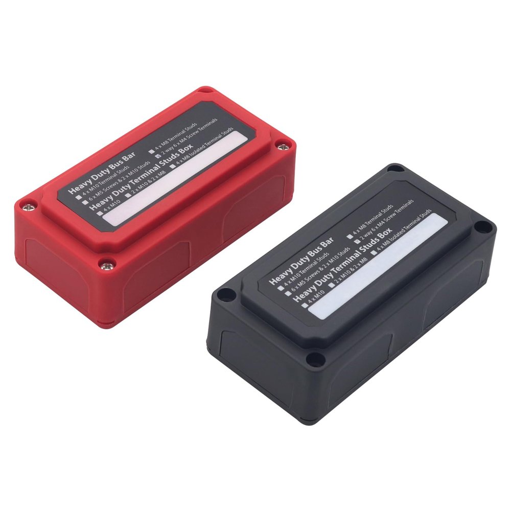 100A BusBar Box Heavy Duty Power Distribution Block Streamlines Your Car & Wiring Easy Installation for Car