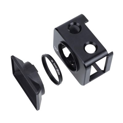 Alloy Protective Case Frame for Sony RX0 II Camera Cage with 37mm UV Filter Lens