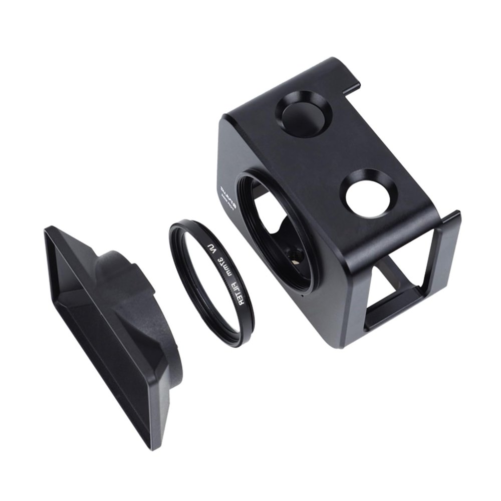 Alloy Protective Case Frame for Sony RX0 II Camera Cage with 37mm UV Filter Lens