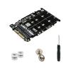 2 in 1 M.2 NVME SSD Key M + NGFF SATA SSD Key B to U.2 SFF-8639 Adapter Car view 1