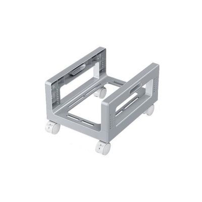 LUYOUBOZHU Computer Tower Stand PC Tower Stand, PC Tower Stand Holder with Rolling Caster Wheels, Mobile CPU Stand for Floor Carpet Gaming PC Case Rolling Desk(Gray)