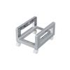 LUYOUBOZHU Computer Tower Stand PC Tower Stand, PC Tower Stand Holder with Rolling Caster Wheels, Mobile CPU Stand for Floor Carpet Gaming PC Case Rolling Desk(Gray) view 1
