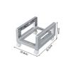 LUYOUBOZHU Computer Tower Stand PC Tower Stand, PC Tower Stand Holder with Rolling Caster Wheels, Mobile CPU Stand for Floor Carpet Gaming PC Case Rolling Desk(Gray) view 2