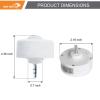 RUN BISON Ceiling Sensor PIR Occupancy Motion Detector for LED Linear High Bay Light, 40 FT Ceiling and 50 FT Wall Mount Detection Diameter, Commercial/Industrial Grade, 4 Pack view 4