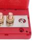 48V 300A 5 Way Power Distr. Block M8 X 5, Heavy Duty Bus Bar for Vehicles Boats RVs, with Flame Retardant Material, Modular Design for Easy Wiring (Red: Positive Line Connection) view 3