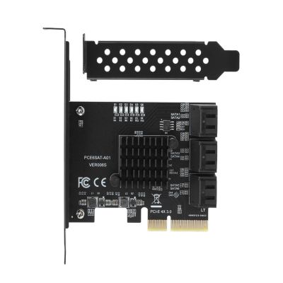 PCI-E Express to 6 Ports SATA 3.0 Controller Expansion Card Adapter 6Gbps for PC