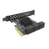 PCI-E Express to 6 Ports SATA 3.0 Controller Expansion Card Adapter 6Gbps for PC view 4