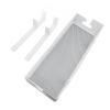 Cable Tray Under Desk, Cord Organizer with Clamp Mount, Mesh Desk Cable Management Box for Office Home White, Keeps Plugs Away from Kids, Easy to Install, Sturdy Carbon Steel view 2