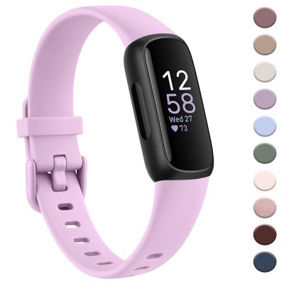 AK Band Compatible with Fitbit Inspire 3 Bands for Women Men, Adjustable Replacement Sport Wristbands Straps for Fitbit Inspire 3 Fitness Tracker (Grass Purple)