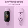 AK Band Compatible with Fitbit Inspire 3 Bands for Women Men, Adjustable Replacement Sport Wristbands Straps for Fitbit Inspire 3 Fitness Tracker (Grass Purple) view 2