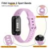 AK Band Compatible with Fitbit Inspire 3 Bands for Women Men, Adjustable Replacement Sport Wristbands Straps for Fitbit Inspire 3 Fitness Tracker (Grass Purple) view 4