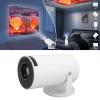 Mini Projector with Android System, Portable Projector with Remote, Manual Focus, 270 Adjustable, Auto Keystone, USB/HDMI/3.5mm Input, for Phone Laptop TV Stick view 2