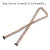 MECCANIXITY IDC Rainbow Wire Flat Ribbon Cable 2.54mm Pitch 10 Pin Connection Line FC Dual Female Black Connector for DIY Experiment 2Ft Length 1 Pcs view 2