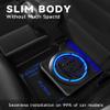 1200W Subwoofer, Slim Underseat Car Subwoofer and Amp Package with Ambient Light, Individual Control for Low Pass/Gain/Boost Bass, Loud Stereo Sound, Deep Bass Perfect for Truck/SUV/Jeep/MPV (Black) view 3