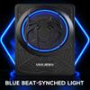 1200W Subwoofer, Slim Underseat Car Subwoofer and Amp Package with Ambient Light, Individual Control for Low Pass/Gain/Boost Bass, Loud Stereo Sound, Deep Bass Perfect for Truck/SUV/Jeep/MPV (Black) view 4