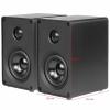 HIONJIN Audio Aluminum Alloy Speaker Desktop 2.0 Channel Two-Way Passive Stereo Computer Surround Wall Hanging(D) view 2