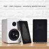 HIONJIN Audio Aluminum Alloy Speaker Desktop 2.0 Channel Two-Way Passive Stereo Computer Surround Wall Hanging(D) view 4