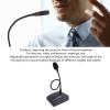 ASHATA Desktop Gooseneck Wired Microphone, Table Mounted Corded Voice Condenser Mic, Cardioid XLR Desk Mic Adjustable Gooseneck for Lectures Meetings Streaming Video Conferencing view 3