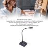 ASHATA Desktop Gooseneck Wired Microphone, Table Mounted Corded Voice Condenser Mic, Cardioid XLR Desk Mic Adjustable Gooseneck for Lectures Meetings Streaming Video Conferencing view 4