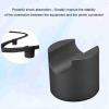 4pcs HiFi Cable Clamp, HiFi Cable Stabilizer, Subwoofer Shock Absorber, Power Loudspeaker Cable Feet, Speaker Cable Riser Clip for Audiophiles (Black) view 4