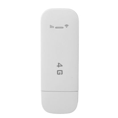 4G LTE USB Portable Router, Network Portable Router Pocket Mobile Hotspot Network, Portable Router Mobile Internet Devices for Home Travel Office (White)