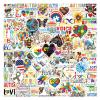 100Pcs Distinct Autism Awareness Stickers Pack, Vinyl Decals in Bulk for Water Bottles, Laptops, Phones, Skateboards, Journaling, and Party Supplies for Kids Adults (Autism) view 1