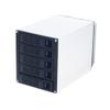 5 Bay 3 x 5.25 Drive Bays, Hard Disk Enclosure, HDD Hot Swap Cage Mobile Rack, Silver view 1