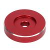 Aluminum Record Adapter for Record Player, Standard Turntable Adapter, Easy Installation, Improved Sound Quality, Sturdy and Stable RPM Accessory (Red) view 1