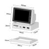 CHICHIYANG Mini Computer Host with USB-C USB 3.0 Port SD/TF 3.0 Card Reader Mini PC CPU Secondary Screen for Laptop PC view 2