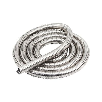 1 Meter Inner 4-100mm Stainless Steel Metal Thread Cable Hose Tube Flexible Soft Pipe Sleeve Protection Replacement Accessories(Inner Diameter 8mm)