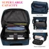 WITZMAN Carry on Travel Backpack for Men Women Airline Approved Convertible Nylon Duffle Backpack Luggage Bag (B682 Blue) view 3