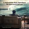 ULTIMEA 5.1 Sound Bar for Smart TV, Virtual Surround Sound System for TV, 320W Peak Power, Adjustable Surround Speakers and Subwoofer, APP Control, Home Theater Soundbar Poseidon D50(2025 New Model) view 3