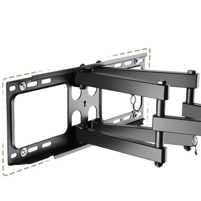37-70" TV Bracket with Full Motion Swing Out Tilt & Swivel Articulating Arm for Flat Screen Flat Panel Plasma TV and Monitor Displays