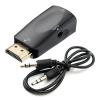 HDMI-Compatible Male to Female Adapter HD 1080P Cable Converter Compatible with The PC TV Box Computer Display Projector(White-no Cable) view 3
