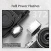 Zeniko ZF04 Mini Camera Flash Speedlite 2 Power Levels, 372 Flashes at Full Power CCT 6500k 200k with Universal Hot Shoe Mount,3s Fast Recycling for Sony/Canon/Nikon DSLR (Black, ZF04) view 4