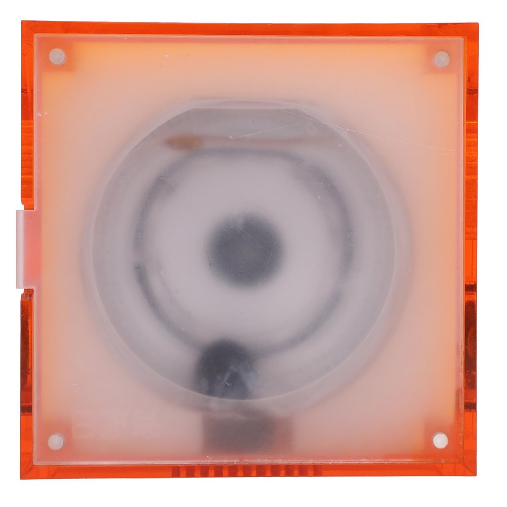 LICAEVEY Dancing Ferrofluid Speaker, Magnetic Fluid Ferrofluid Sound Visualizer Speaker with Smart Sensing Lighting, Desk Decor for Bedroom, Office (Orange)