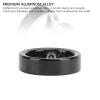 Smart Ring for Men and Women, Black Fitness Tracker, Health Temperature Step Sleep Monitoring, Fashionable Sport Smart Rings, APP for iOS & Android (10) view 3