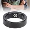 Smart Ring for Men and Women, Black Fitness Tracker, Health Temperature Step Sleep Monitoring, Fashionable Sport Smart Rings, APP for iOS & Android (10) view 4
