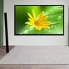 BEVUPAAERE 72" Anti-Crease Projector Screen Manual Roll Up Projection Screen HD Movie Screen for Home Theater Office Indoor Outdoor 30" - 100"(84in 4:3) view 1