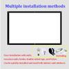 BEVUPAAERE 72" Anti-Crease Projector Screen Manual Roll Up Projection Screen HD Movie Screen for Home Theater Office Indoor Outdoor 30" - 100"(84in 4:3) view 2