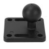 1 Inch Ball Mount Base, Aluminum Alloy AMPS Square Plate, with Rubber Ball Adapter, for Boats Kayaks Cars, Electronic Device Mounting Solution view 3