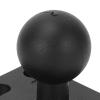 1 Inch Ball Mount Base, Aluminum Alloy AMPS Square Plate, with Rubber Ball Adapter, for Boats Kayaks Cars, Electronic Device Mounting Solution view 4