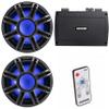 Kicker 51MWE124 12 in 2-Subwoofer 48KXMA8004 Marine Amp Bundle view 1