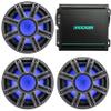 Kicker (3) 51MWF104 - MWF 10-Inch Premium Marine Subwoofer (Free-air) 4-ohm & 48KMA8001 Marine Amp & Bass Knob Bundle view 1