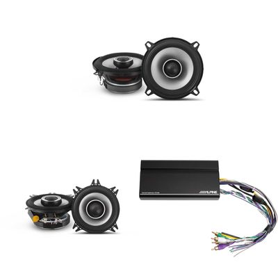Alpine KTA-450 4 Ch.Power Pack Amp w/ S2-S50 & S2-S40 S-Series Speakers