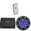 KICKER 51MWF104 - MWF 10-Inch Premium Marine Subwoofer (Free-air) 4-ohm & 48KXMA4002 Marine Amp Bundle (Includes LED Remote) view 1