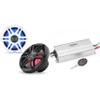 Clarion Marine 4 Channel Amp & CMS-651RGB-SWB 6.5" LED Boat Audio Upgrade Bundle view 1