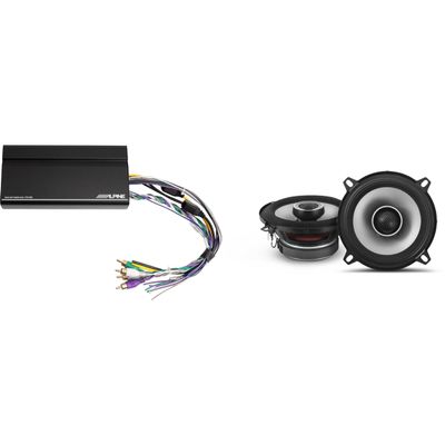 Alpine KTA-450 4 Ch.Power Pack Amp w/ S2-S50 S-Series Speakers